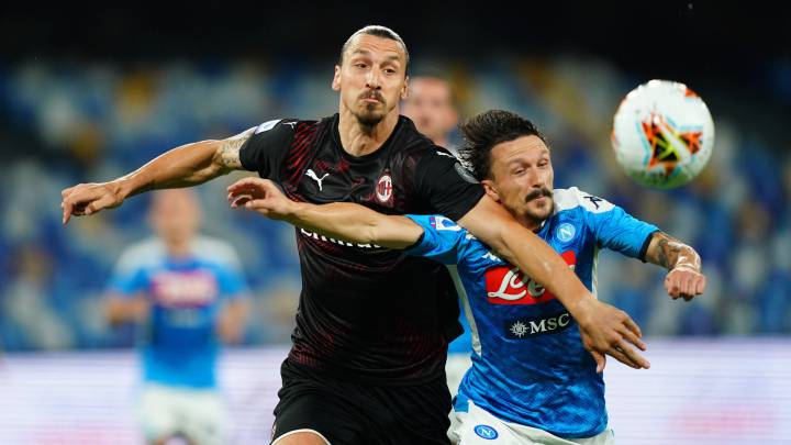 Napoli - Milan, en vivo online: Serie A, en directo