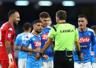 Ospina vuelve al arco de Napoli en empate con Milan