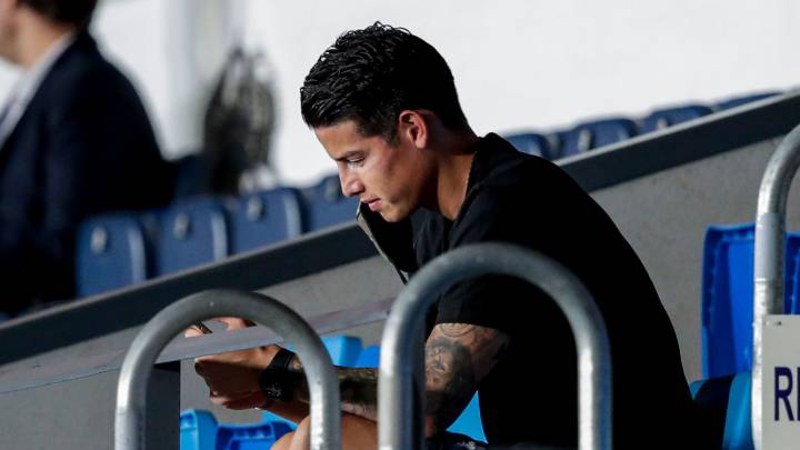 La prensa inglesa analiza los posibles destinos de James Rodríguez.