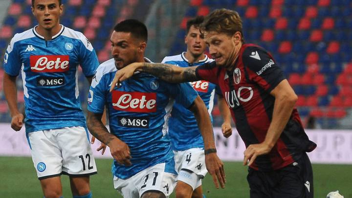 David Ospina no jugó en el empate de Napoli ante Bologna por la Serie A