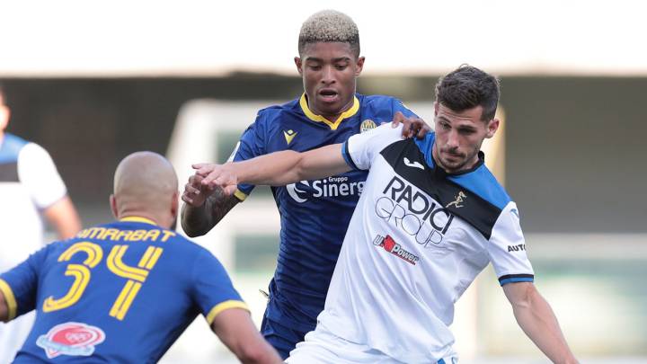 Eddie Salcedo, delantero colombo-italiano del Hellas Verona