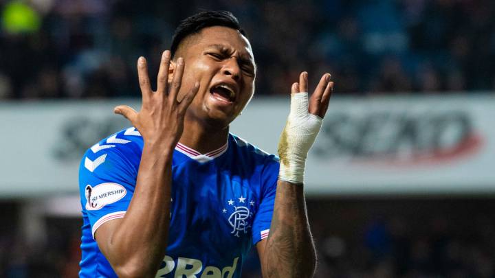 Alfredo Morelos, delantero del Rangers