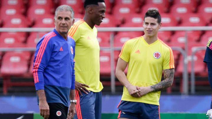 Queiroz, Mina y James en Morumbí