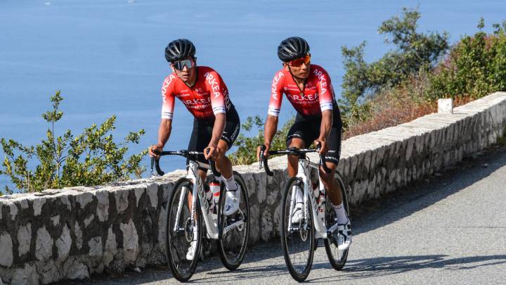 Nairo Quintana señala que sigue en recuperación de su rodilla