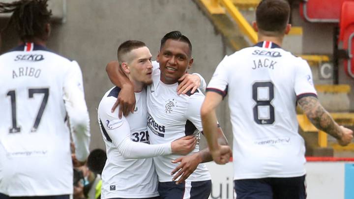 Alfredo Morelos y el Glasgow Rangers comenzaron con victoria la Scotland Premiership ante el Aberdeen, el colombiano fue titular y jugó todo el partido