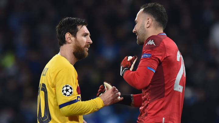Ospina sería titular con Napoli ante Barcelona