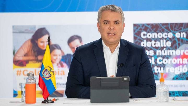 El presidente de Colombia, Iván Duque.
