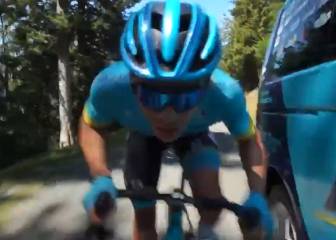 Superman López entrena para el Critérium del Dauphiné