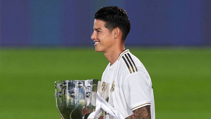 James Rodríguez, volante colombiano del Real Madrid