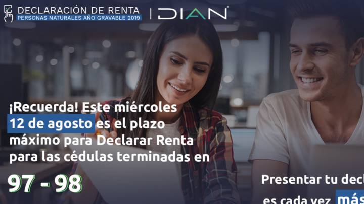 Este año 3.5 millones de personas naturales deberán presentar la declaración de renta correspondiente al año gravable 2019. Desde el 11 de agosto inició