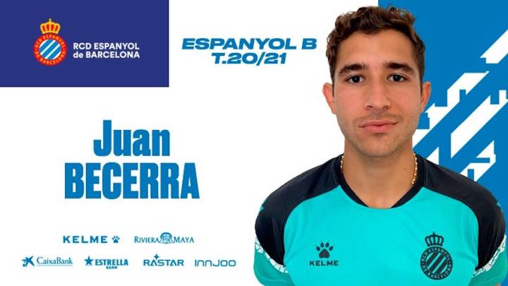 Juan Camilo Becerra, delantero del Espanyol