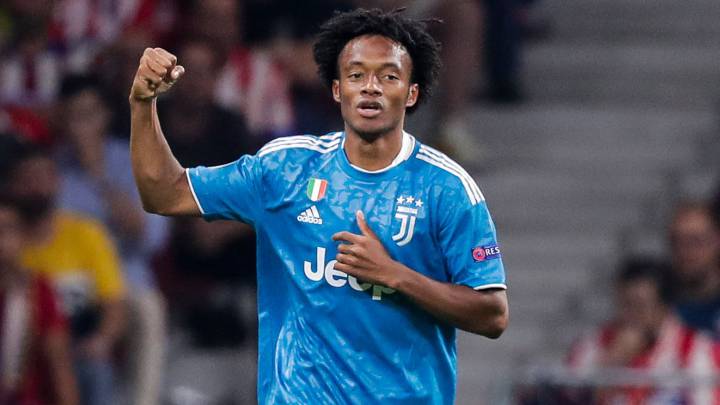 Juan Guillermo Cuadrado, jugador de la Juventus entró en el top 3 de los mejores goles de la Champions League 2019/2020 por su gol al Atlético de Madrid