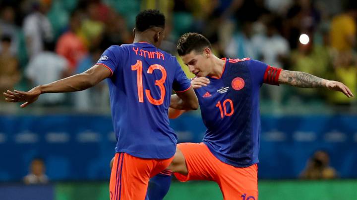 Mina y James podrían compartir equipo en la temporada 20/21