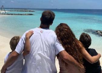 Shakira y Piqué disfrutan de las vacaciones junto a sus hijos