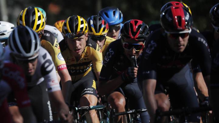 Egan Bernal y los colombianos en la etapa 5 del Tour