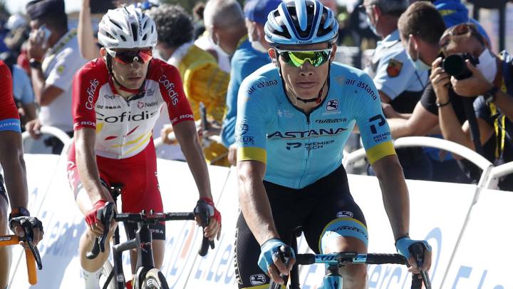Miguel Ángel López en la etapa 6 del Tour de Francia