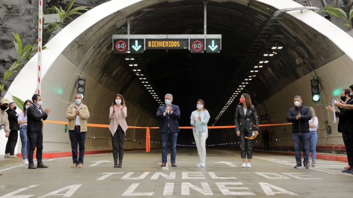 Tiempo de construcción del Túnel de la Línea