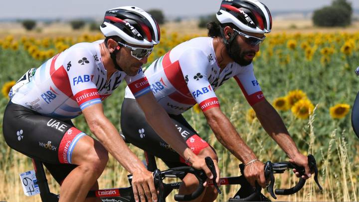 Fernando Gaviria y Maximiliano Richeze en la Vuelta a Burgos