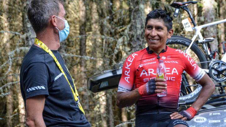 Nairo Quintana tras la etapa del jueves