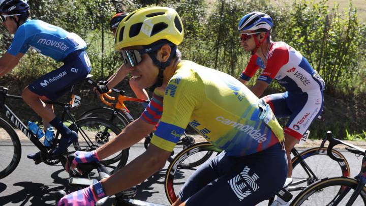 Sergio Higuita, el mejor colombiano en la clasificación de la etapa 14 del Tour de Francia