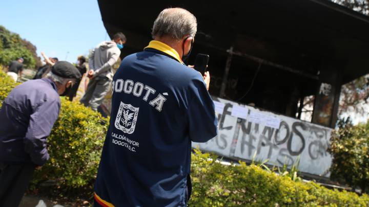 Protestas en Bogotá