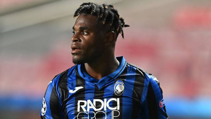 Duván Zapata, en duda para el debut de Atalanta en Serie A 20/21