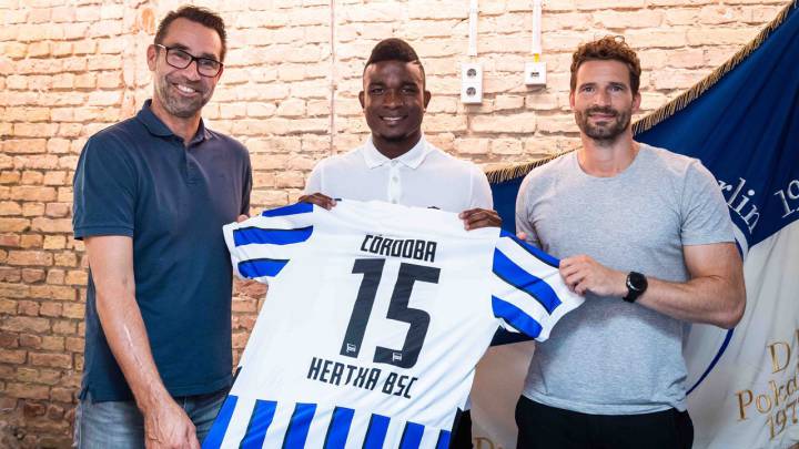 Jhon Córdoba firmó como nuevo jugador de Hertha Berlín