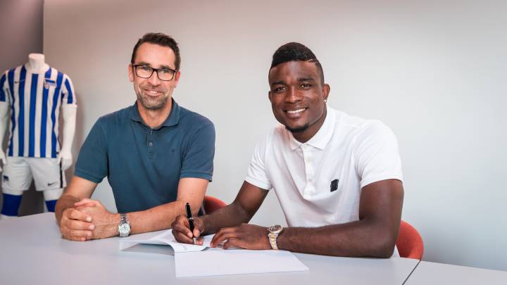 Jhon Córdoba, nuevo jugador de Hertha Berlín.