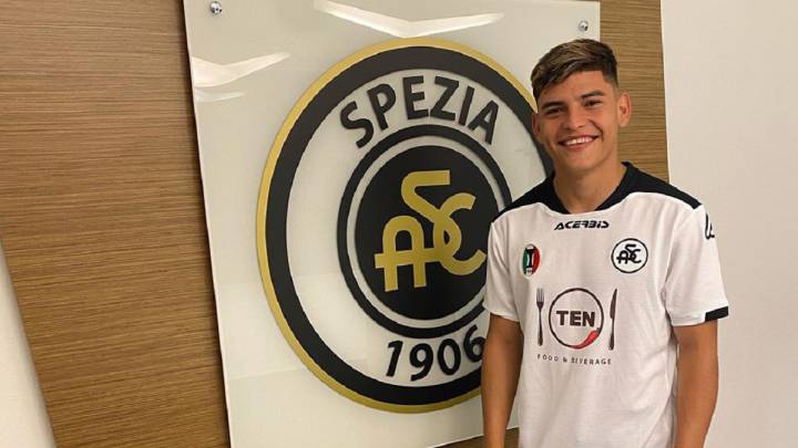 Kevin Aguelo, nuevo jugador del Spezia