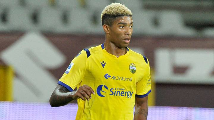 Eddie Salcedo en Hellas Verona