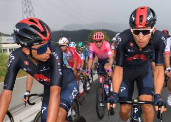 Michal Kwiatkowski se acuerda de su líder Egan Bernal