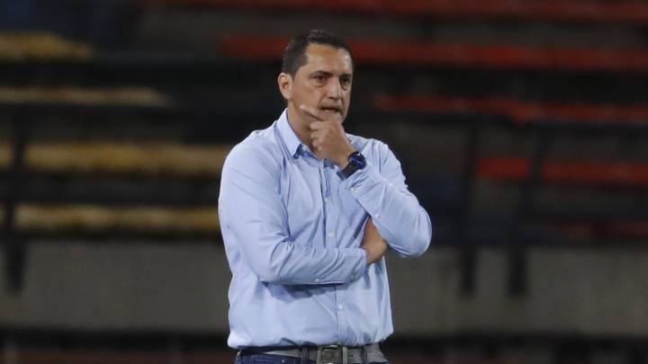 Aldo Bobadilla, técnico del Independiente Medellín. se refirió al momento por el que está pasando el equipo y la derrota ante Alianza Petrolera