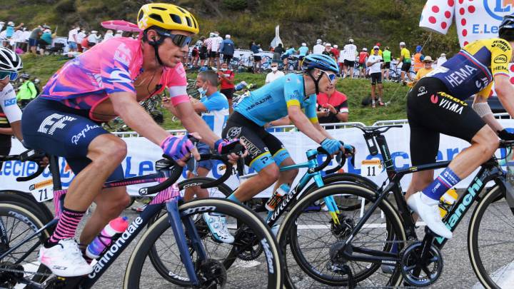 Rigoberto Urán y Miguel López en el Tour