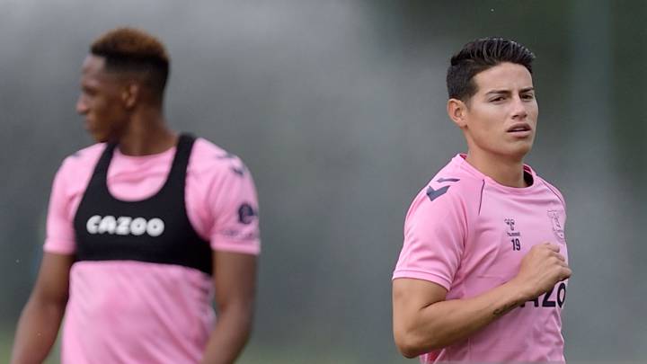 James Rodríguez y Yerry Mina, una de las conexiones que ilusionan a Carlos Queiroz