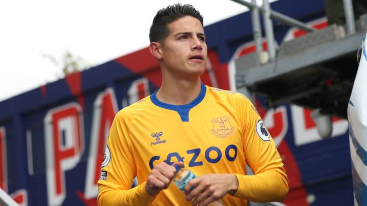 James Rodríguez, volante colombiano del Everton