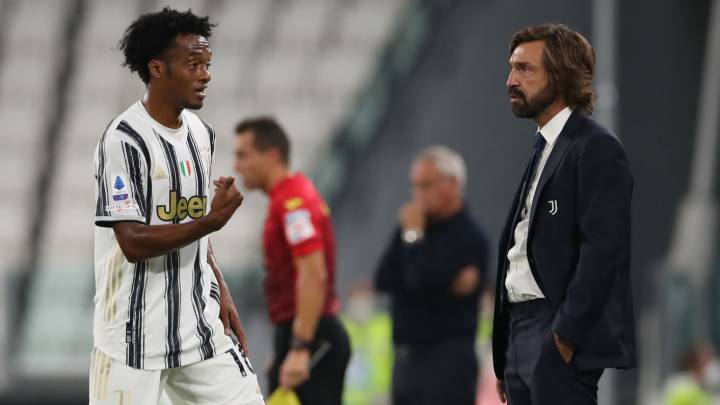 Juan Guillermo Cuadrado fue de los más destacados en el empate de Juventus ante Roma