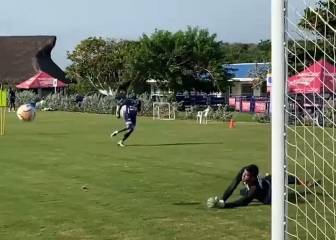 Junior entrena definición antes del duelo contra Barcelona SC