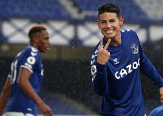 Everton sigue con su buen racha de la mano de James
