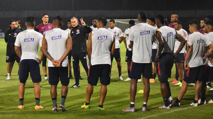Entrenamiento de la Selección Colombia