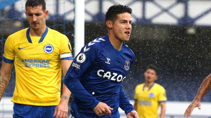 Exjugador de Everton pone a James Rodríguez al nivel de Wayne Rooney.