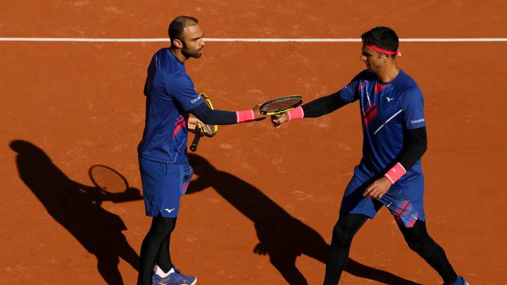 Juan Sebastián Cabal y Robert Farah, pareja número 1 del mundo cayó en semifinales del Roland Garros ante el brasileño Bruno Soares y el croata Mate Pavic