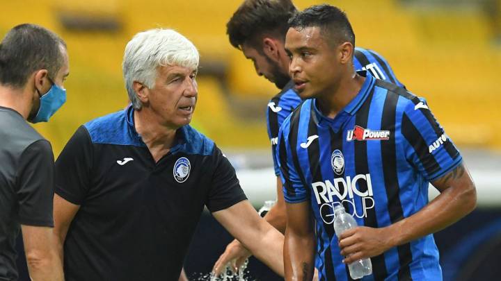Gasperini evalúa a Muriel, Duván y Mojica previo a Napoli