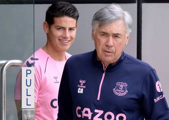 Ancelotti cuenta lo que le pide a James en Everton