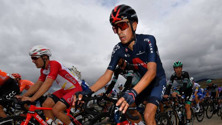 Resultados de los ciclistas colombianos (clasificación etapa y general) luego de la etapa 3 de Vuelta a España 2020 entre Lodosa y Laguna Negra de Vinuesa.