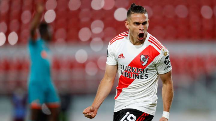 Rafael Santos Borré, delantero colombiano de River Plate