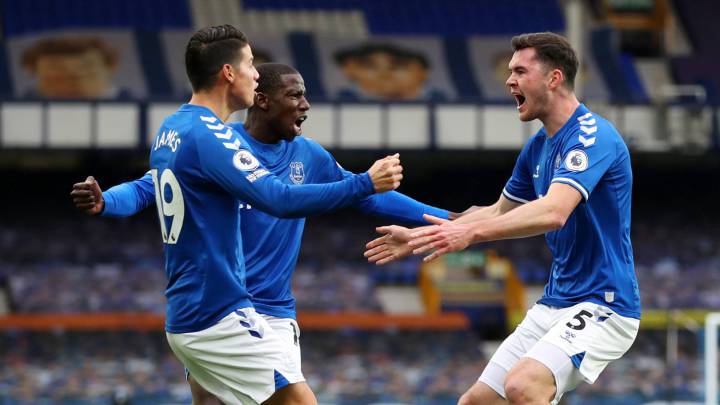 El Everton de James Rodríguez y Yerry Mina busca prolongar su invicto ante Southampton.