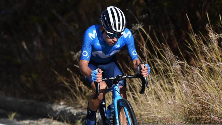 Einer Rubio en la etapa 20 del Giro