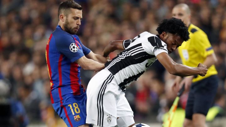 Jordi Alba y Juan Guillermo Cuadrado nen Champions 2017