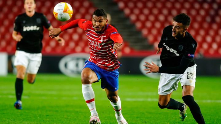 Luis Suárez, delantero colombiano del Granada