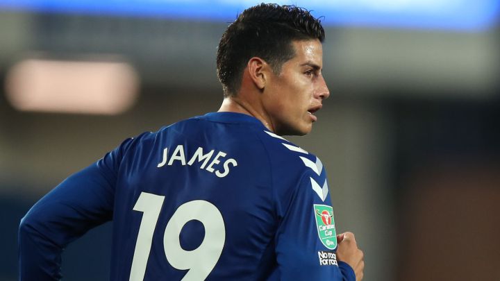 James Rodríguez en Everton